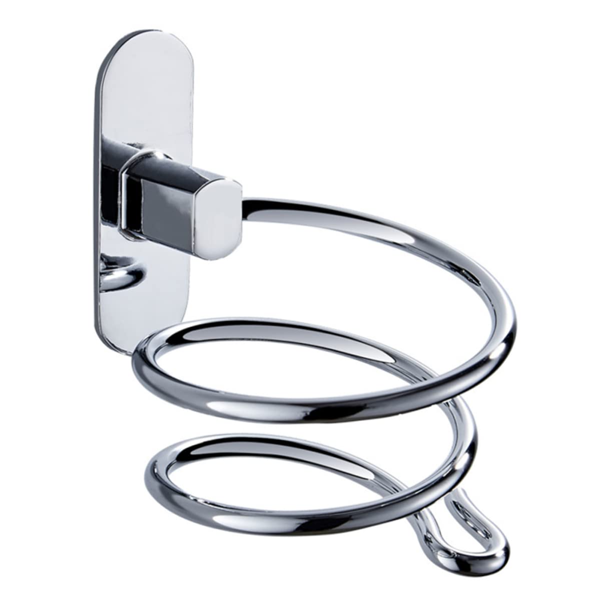 FOMIYES Blow Dryer Holder Wall Mount Hair Dryer Rack Anti-slip Punch- Easy Installation