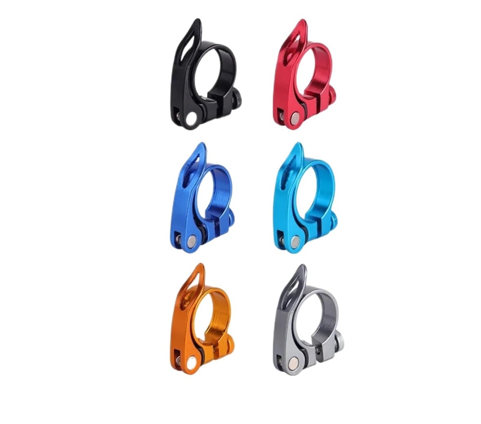 Collier de serrage de selle 31.8mm en alu premium pour vélo de route lot de 10