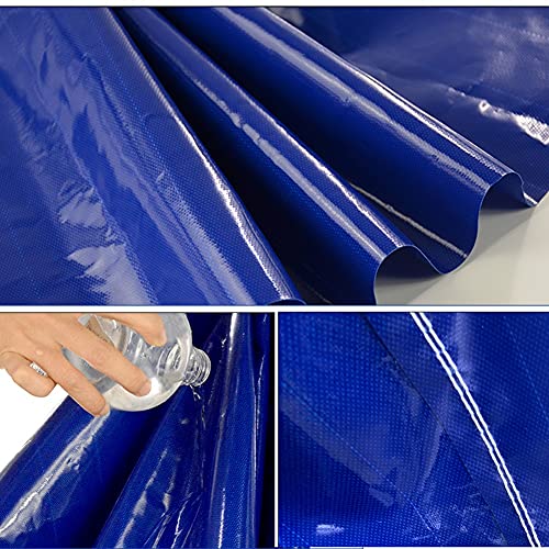Piscina resistente in PVC per grandi laghetti fuori terra, 0,45 mm, con valvola di scarico, ideale per acquari Koi e pesci rossi e giochi d'acqua all'aperto
