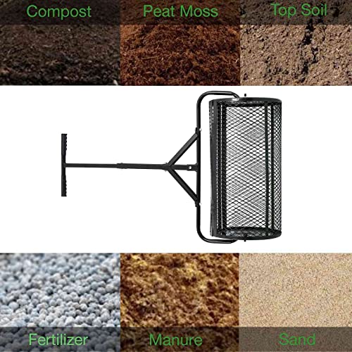 Distribuidor de compost ajustable de 24 pulgadas miniatura 4