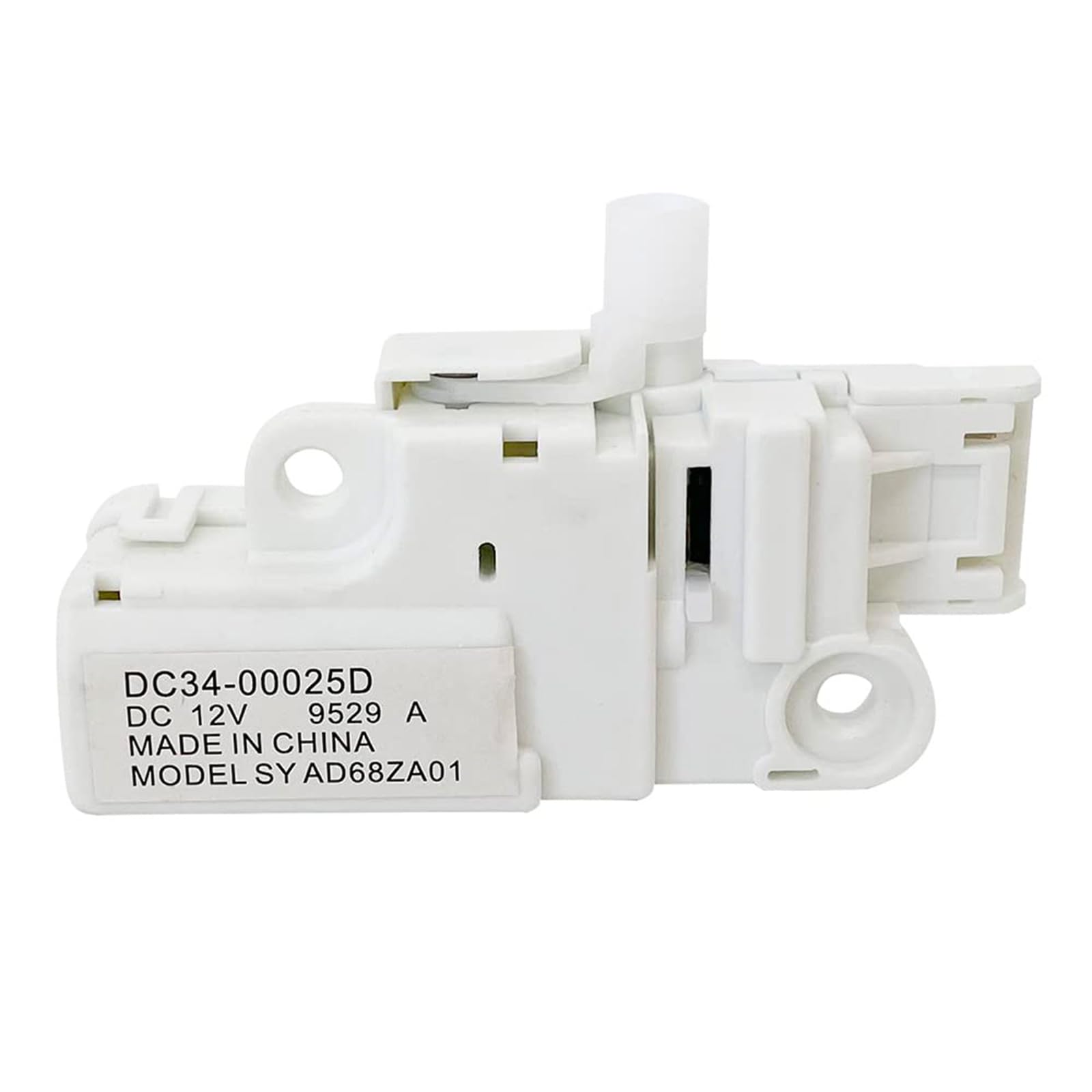 Msioytog DC34-00025D 12V Washer Switcher Door Lid Assemby for WF45K6200AW / WW90K74150OX / WW90K74150SC / WW90K74150O Secure Door Mechanism