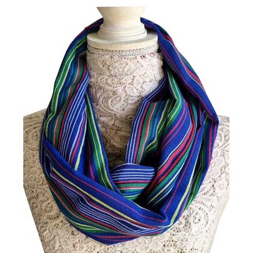 Guatemala Scarf for women - Rebozo with Mayan Colors & Shawl Wrap Pashmina Rave Bufandas2