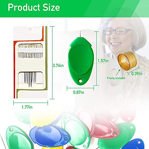 image for Fohiahfce 38 PCS Needle Threader Tool for Hand Sewing Machine, Plastic