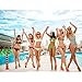 TecUnite 2 Pack Inflatable Palm Trees 35 Inch Jumbo Coconut Trees Beach Backdrop Favor for Summer Beach Hawaiian Tropical Birthday Backyard Pool Luau Party Decoration Photo Booth Prop Accessory