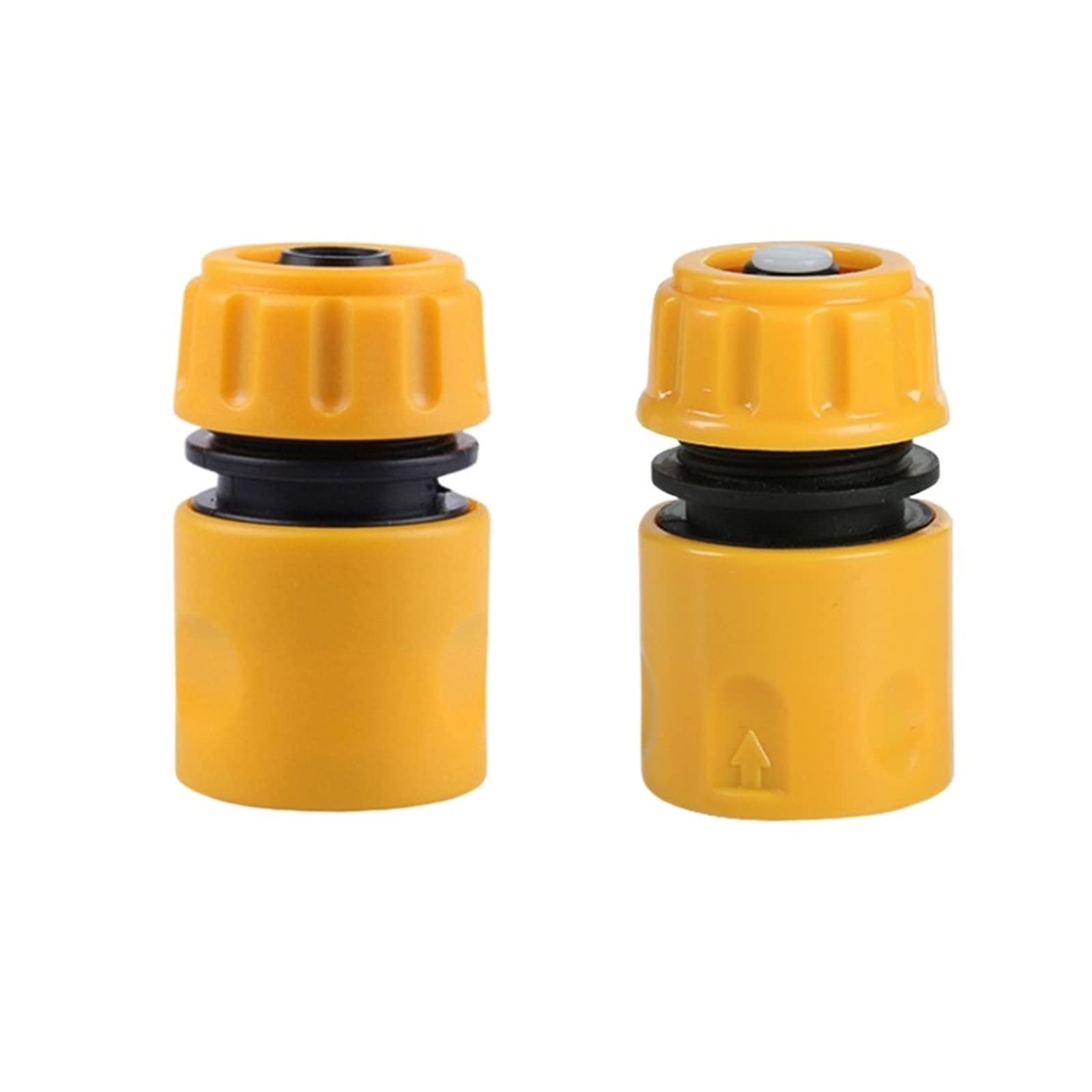Conector rápido para tubería de riego de jardín Tap Fit 1/2 ABS Conector de tubería de agua Kits de conector de manguera rápida de jardín Juego de extensor de adaptador de junta de grifo para tubo de