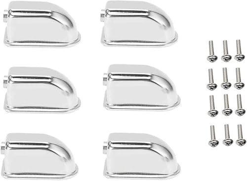 Tambor de caja de metal con tornillos para trampaTom piezas accesorios de un solo extremo montado 6 unids