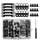 251 Pcs Picture Hanging Kit Heavy Duty Picture Hangers with Screws Black Picture Frame Mounting Hardware Picture Frame Hanging Kit Picture Hanging Hardware Tool for Frame Hanging