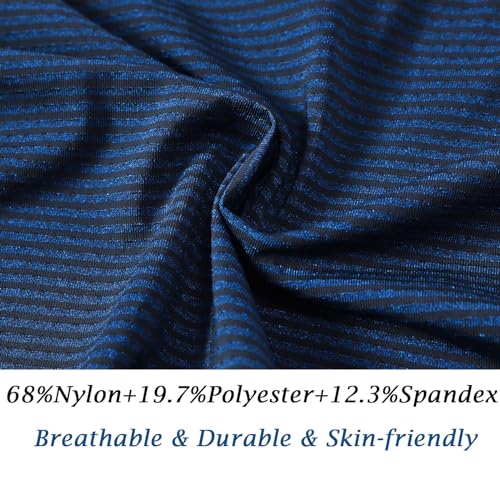 JINSHI Men's Mesh Striped Briefs,Sexy Bikini Bulge Enhancing Briefs,Low Rise Ball Pouch Stretch Breathable Underwear4