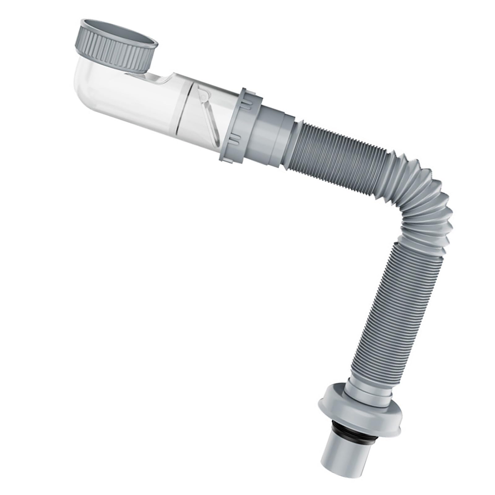 Shurhome Side Discharges Sink Drain Pipe Sink Sewer Tube Odors Proof Kitchen Sinks Drainages with Side Exit Easyly Install Waste Drain Flexible