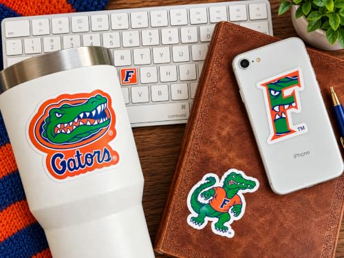 Image of Florida Gators Stickers & Decals 14 Pc Set, UF Car & Water Bottle
