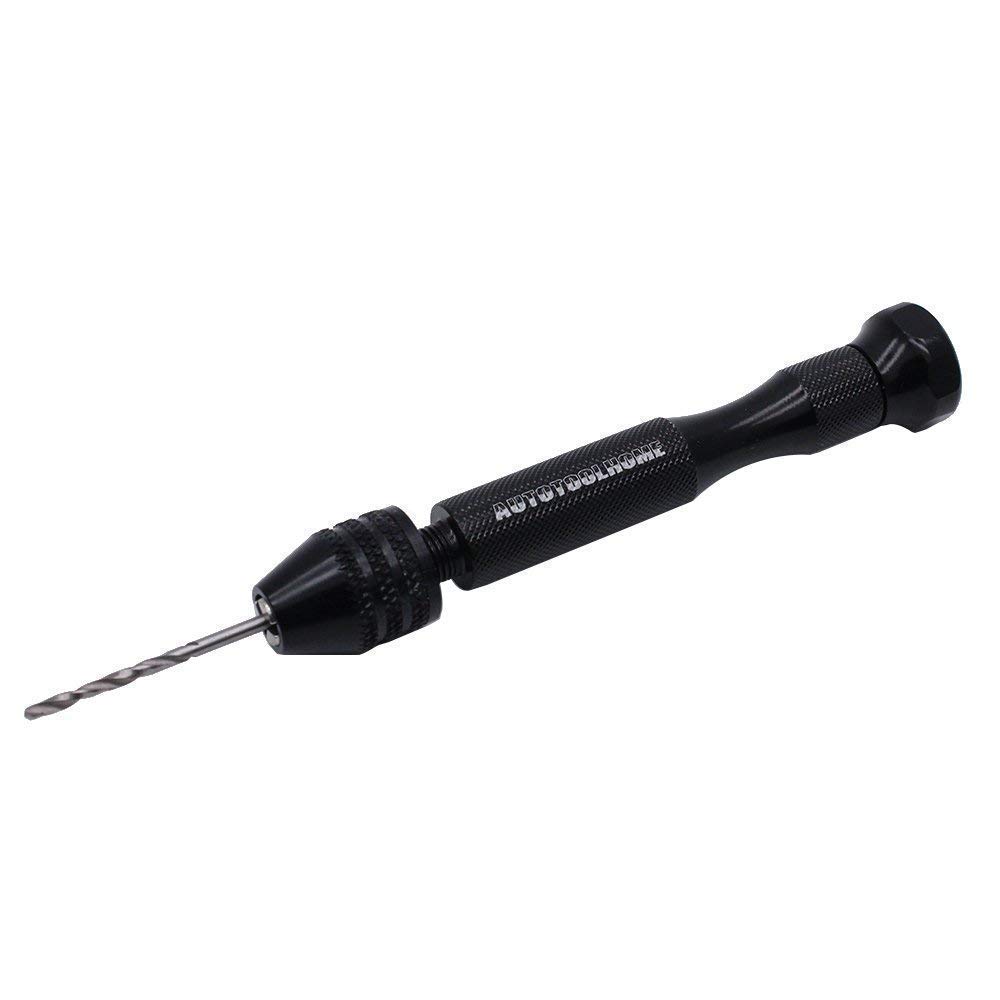 Precision Pin Vise Hand Drill with 25pcs Micro Twist Drill Bits Set (0.