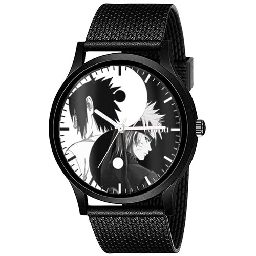 AROA Watch for Naruto Ying-Yang Model : 166 Black Metal Analog Black Strap Watch White Dial Stylish Watch for Boys (B0CZF3W82F) Amazon Price History, Amazon Price Tracker