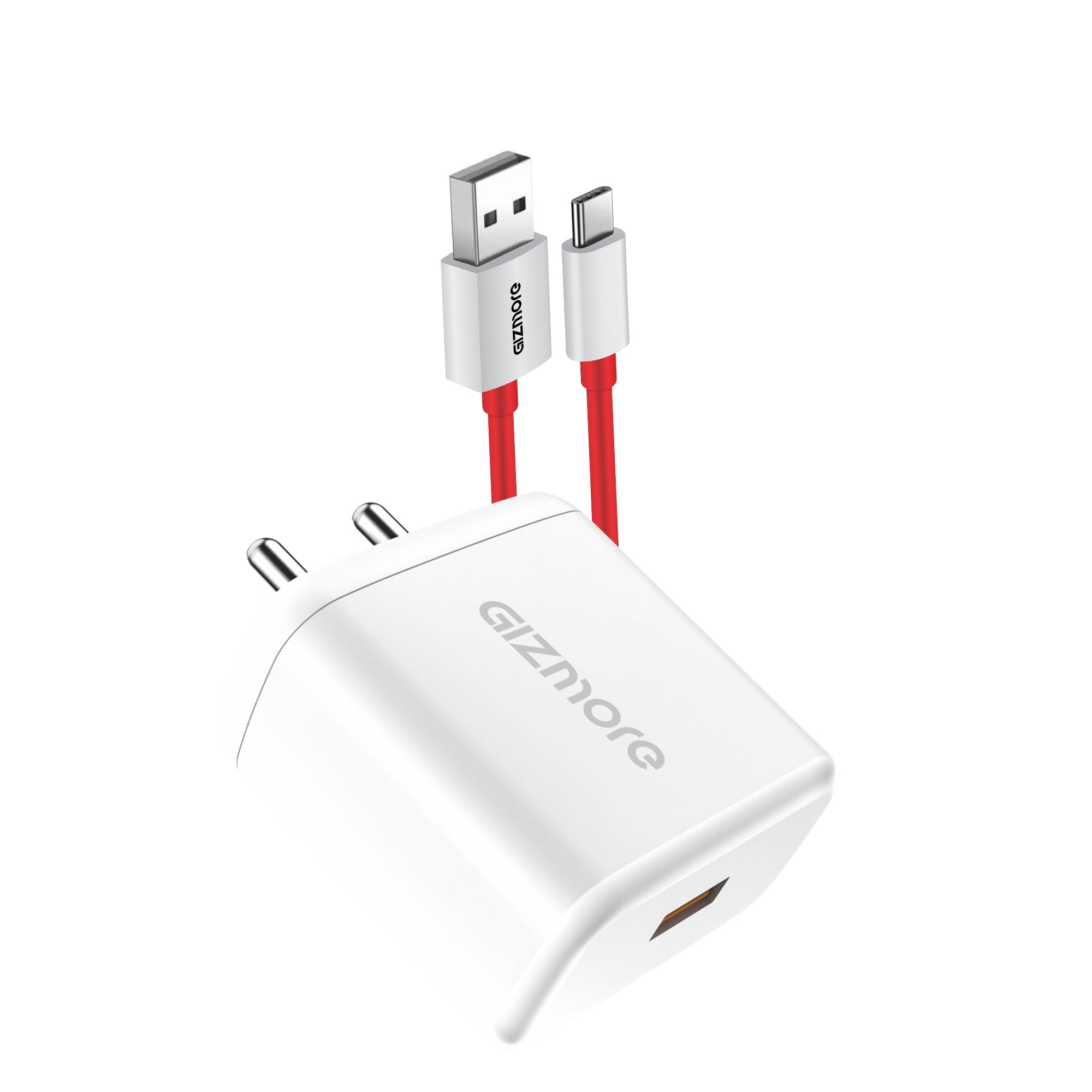 GIZMORE PA665 65W SuperVOOC USB Fast Charger Adapter Compatible with All Smartphone with Secure Charging, Compact & Lightweight, Versatile Protocol QC2.0/QC3.0/DCP/AFC & FCP with Micro to Type-C Cable (B0D8J7KHCH) Amazon Price History, Amazon Price Tracker