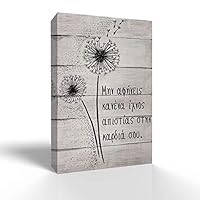 SIGNWIN Canvas Wall Art Dandelion Illustration Canvas Prints Home Artwork Decoration for Living Room,Bedroom - 12x18 inches