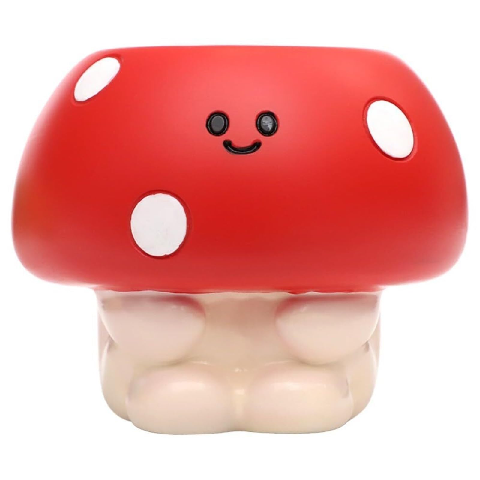 MDNIPQBAM natural Creative Cute Vegetable Resin Succulent Gardening Desktop Potted Container for garden(Mushroom)