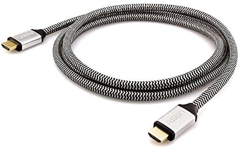 ASEN HDMI 1.4 High Speed Cable - Advanced 2 Supports Ethernet, 3D, 4K and Audio Return [1M]