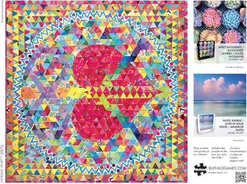 Buffalo Games - Sandhi Schimmel Gold - Junkmail Heart - Rompecabezas de 300 piezas para adultos de 14 años en adelante - Piezas de corte preciso, hermosa obra de arte y horas de diversión relajante miniatura 5
