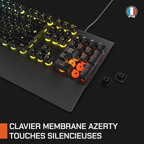 Clavier filaire RGB Nova Gaming Auriga - vue 8