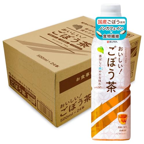 あじかん 国産焙煎ごぼう茶 500ml×24本
