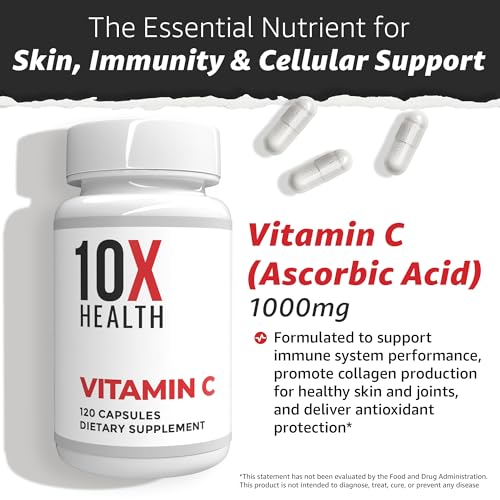 Image of 10X Health Vitamin C 1000mg - 120 Capsules