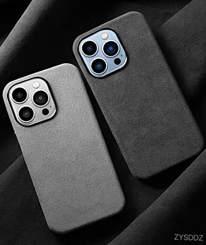 Zysddz New Protective Case For Iphone 13 All Inclusive Series Phone Handmade Suede Alcantara, Compatible With Wireless Charging (Iphone 13 Pro,Black) #TOP4