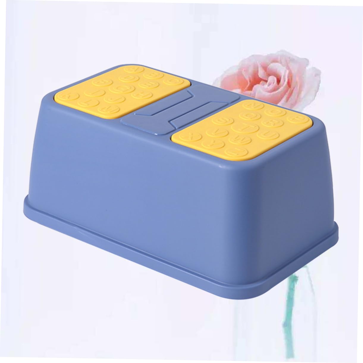GLEAVI Infantil Antideslizante de Plástico Reposapiés para Niños Escalón para Lavarse Las Manos Diseño Estable para Baño y Cocina 1 Pieza