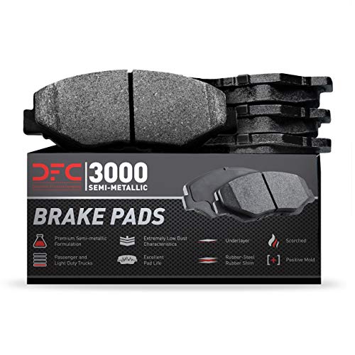 Image of DFC Rear 3000 Semi-Metallic Brake Pads| Fits 1984-1988 Pontiac 6000
