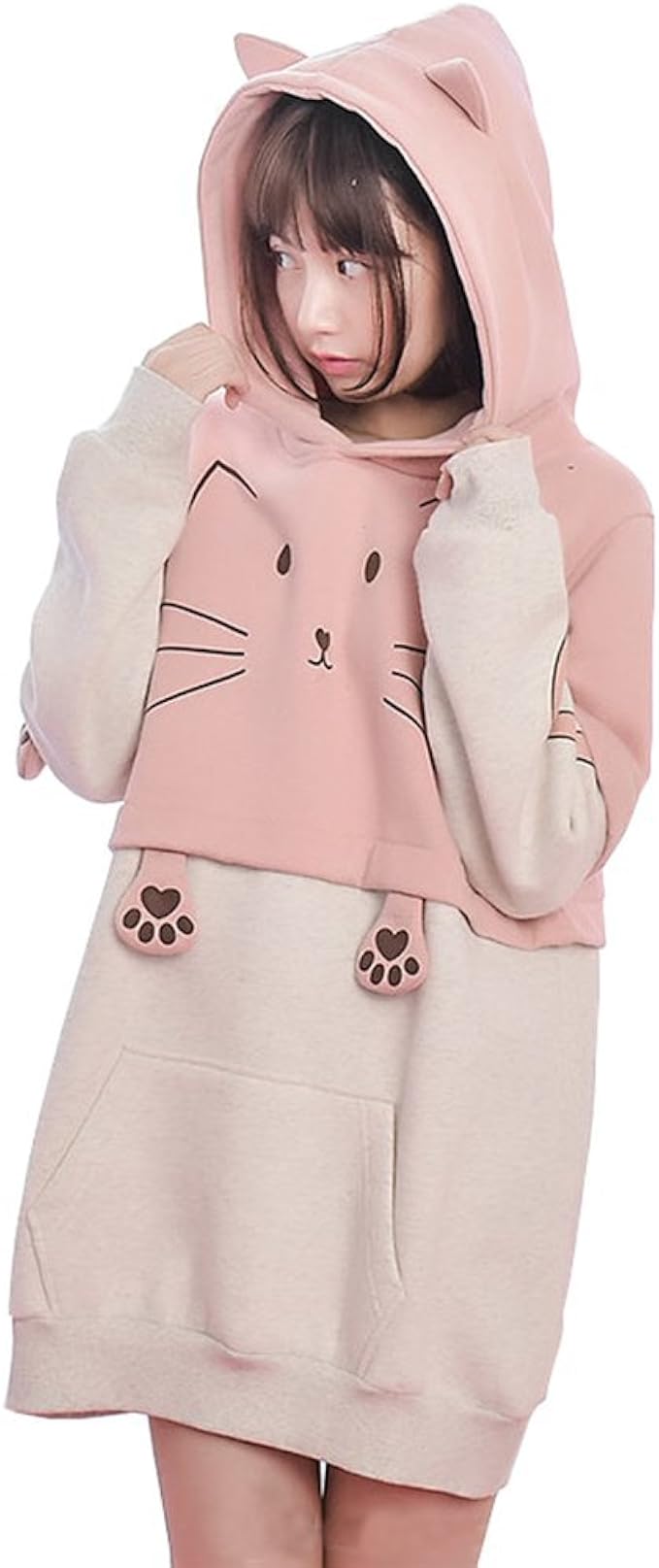 Anime cat hoodie girl Clearance