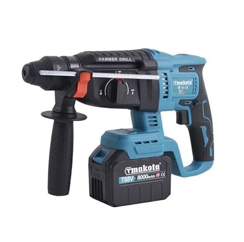 Discorama® - Kit 5 IN1 Tassellatore Trapano Impulsi Trapano Avvitatore 80V Smerigliatrice, Kit Completo Professionale Fai Da Te Con 2 Batterie Faretto E Valigia - 7