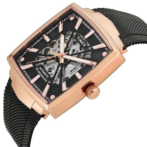 Image of TIMEX Signio Black Square Dial Analog Men Watch - TWEG32003