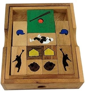 Baseball Field - Wooden Puzzle Brain Teaser