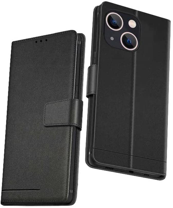 Étui iPhone 13 cuir KANUZ protège écran et range vos cartes
