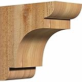 Ekena Millwork COR04X08X08NEB00RWR 4'W x 8'D x 8'H New Brighton Rough Sawn Corbel, Western Red Cedar