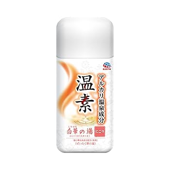 アース製薬　温素　琥珀の湯4本と白華の湯4本と澄明の湯4本 入浴剤 温泉の素 温素 琥珀の湯＆白華の湯 詰め合わせ 4箱(2種×3