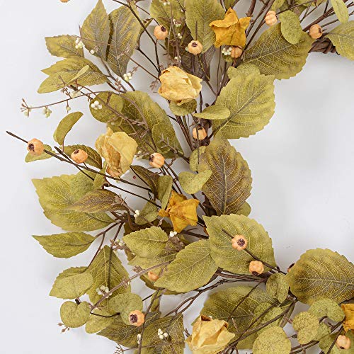 image for YNYLCHMX Fall Wreaths for Front Door, 18