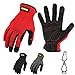 DULFINE High Performance Work Gloves For Men(3 Pairs Pack), High Dexterity Touch Screen For Multipurpose,Excellent Grip (Large)