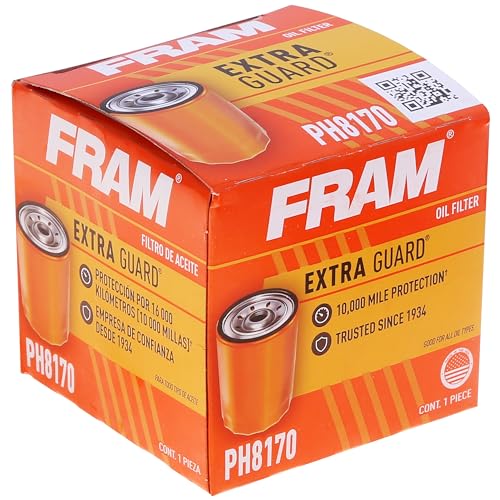 FRAM Extra Guard PH8170, 10K Mile Change Automotive Replacement