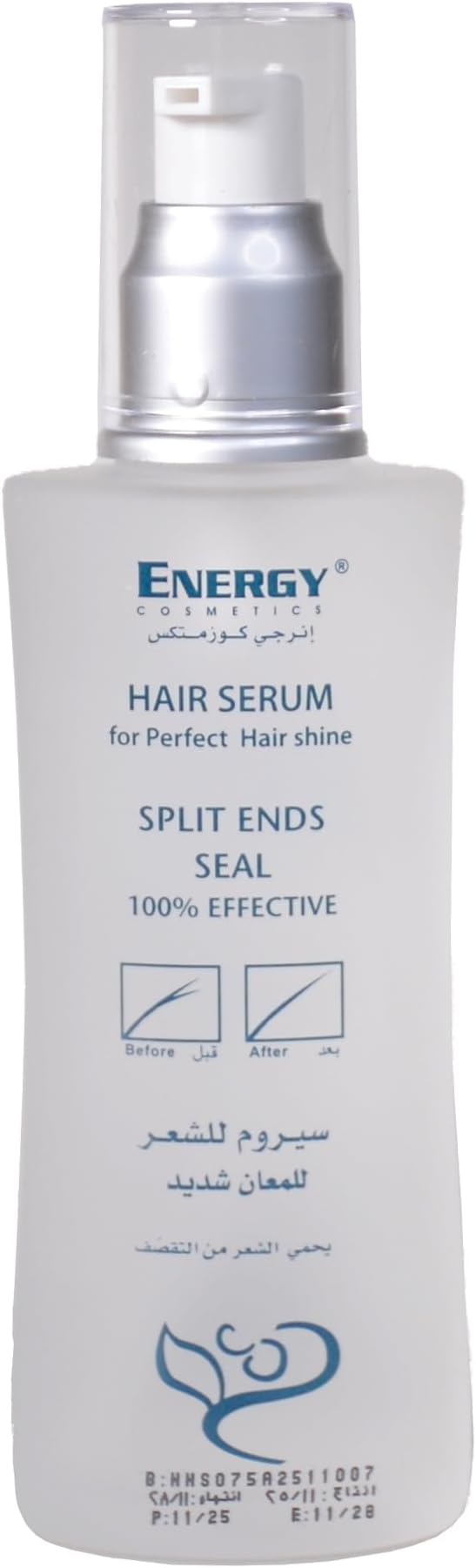 Energy Cosmetics Hair Perfect Fruit Serum 100ml | Anti-Frizz Hair Serum for Split Ends & Damaged Hair | Softens, Smooths, Adds Shine & Volume for Silky Healthy Hair