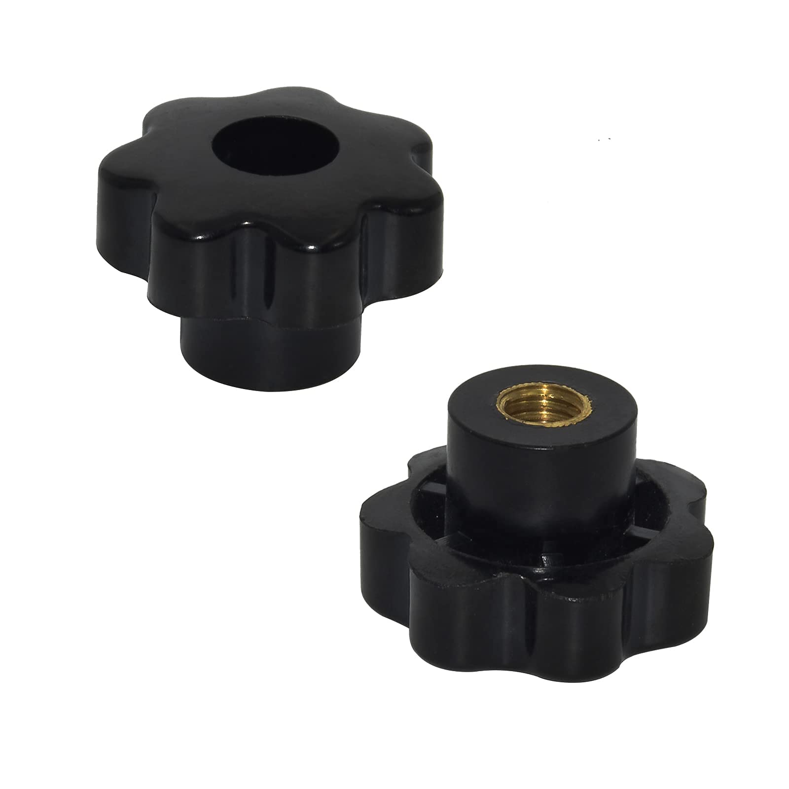 Flyshop 2 Stks 1.6 inch Diameter 3/8 Draad 2 Lengte Klemschroef Knop M10 x 50mm