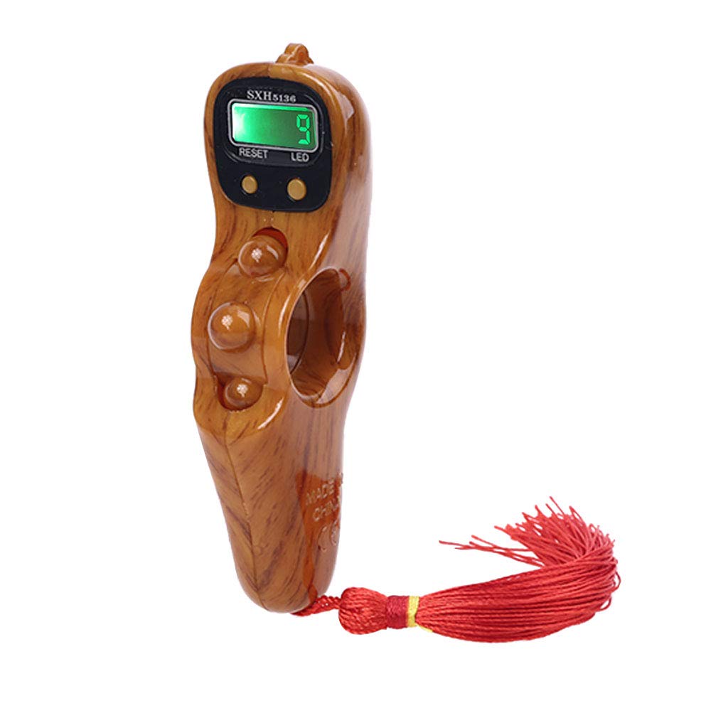 Portable Handheld Digital Beads Counter with Backlight Finger Game Toy Manual Reset Relaxation Tool