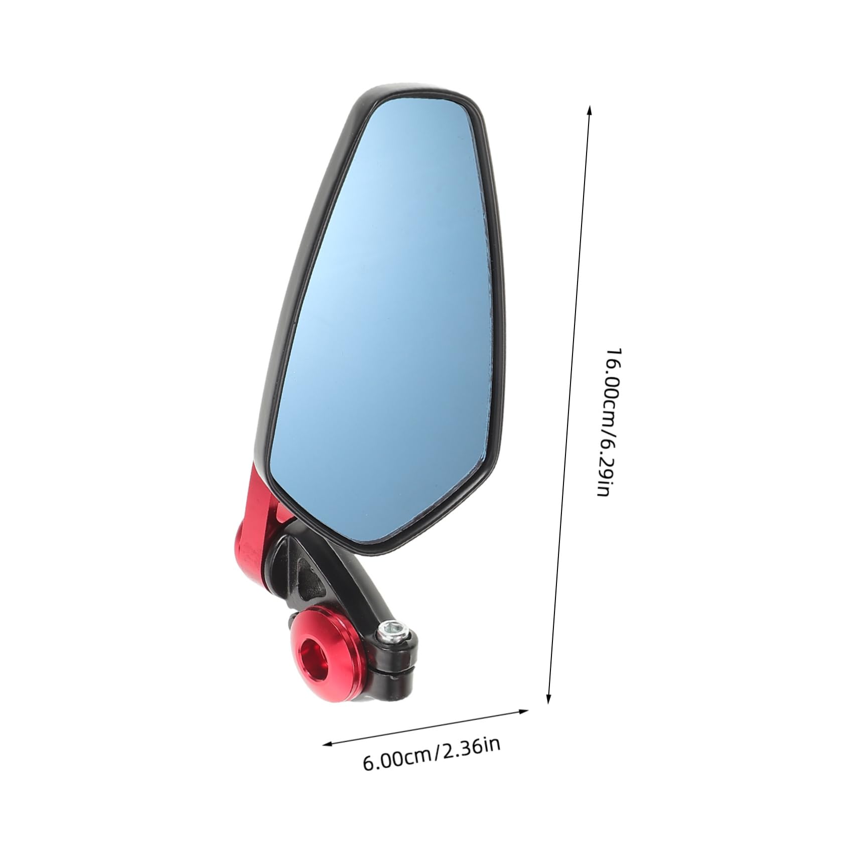 Anneome 1 set Specchietti Retrovisori Regolabili per Specchietto Retrovisore con Vetro Blu per Scooter e Biciclette Sicurezza e Visibilità Migliorata Design Resistente e Affidabile