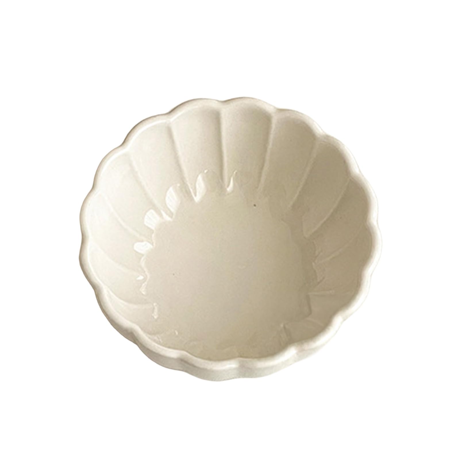 Ceramic Dipping Sauce Dish High-Temperature Ceramic Snack Serving Dish Decorative Serving Bowl for BBQ Snacks Vinegar