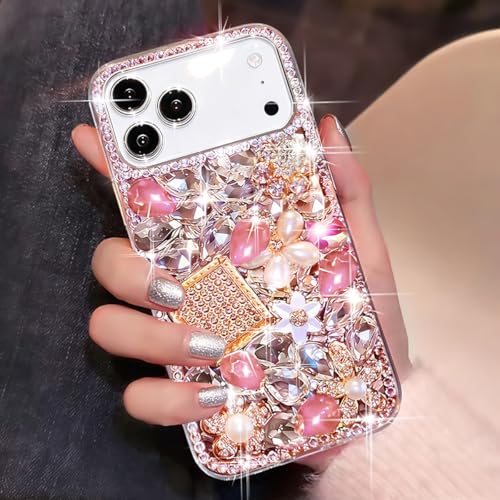 Coque souple femmes et filles iPhone 17 Pro Max idée cadeau rose