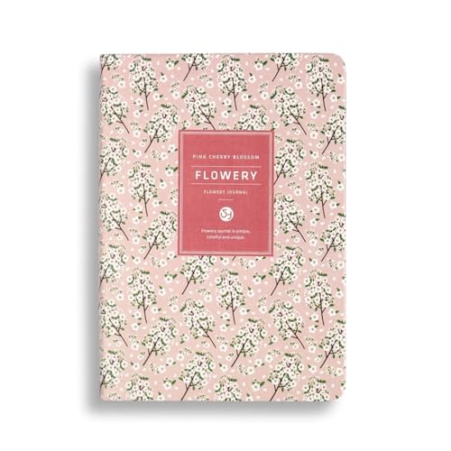 Agenda Vintage A6 Lot de 2 avec Organisateur de Fleurs Carnet Scolaire