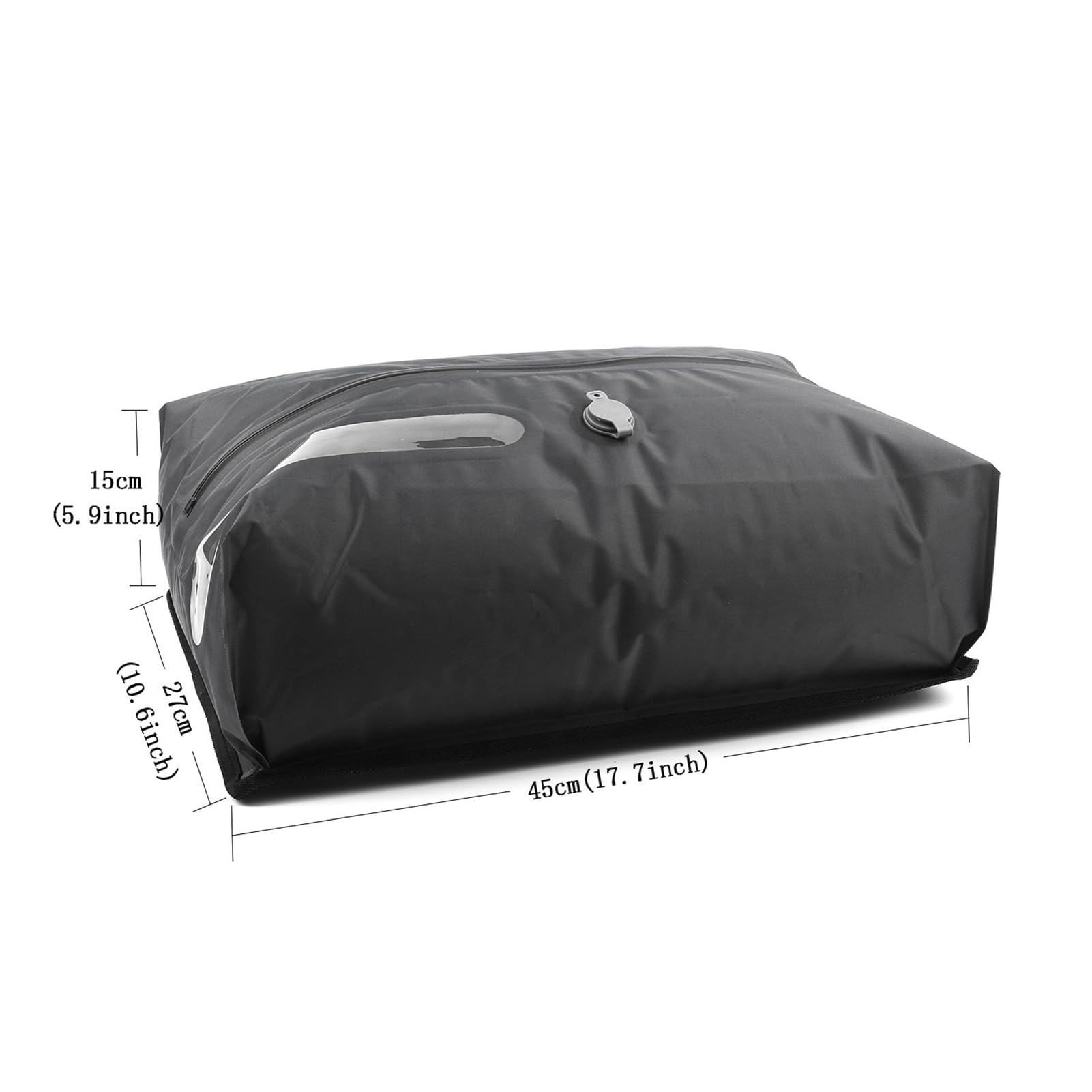 Sacco Sottovuoto, Nylon TPU 70D, Sacco a Compressione Ermetico con Doppio Metodo per Indumenti Nelle Valigie da Viaggio (Con Pompa)