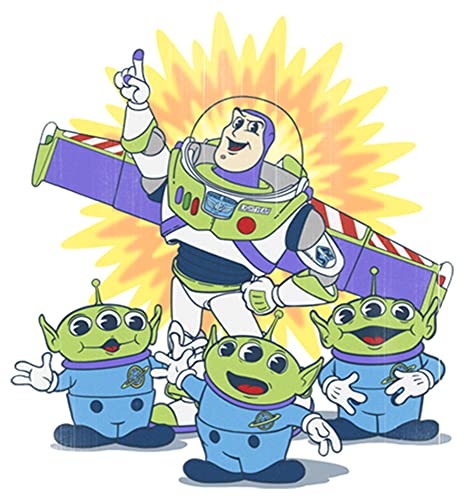 Image of Girl's Toy Story Buzz Lightyear and Aliens T-Shirt