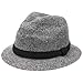 Produktbild Lipodo Melange Trilby Winterhut - Klassische Form - Wollmischung - Hut mit Größenverstellbarkeit - Unisex - Herbst/Winter grau One Size