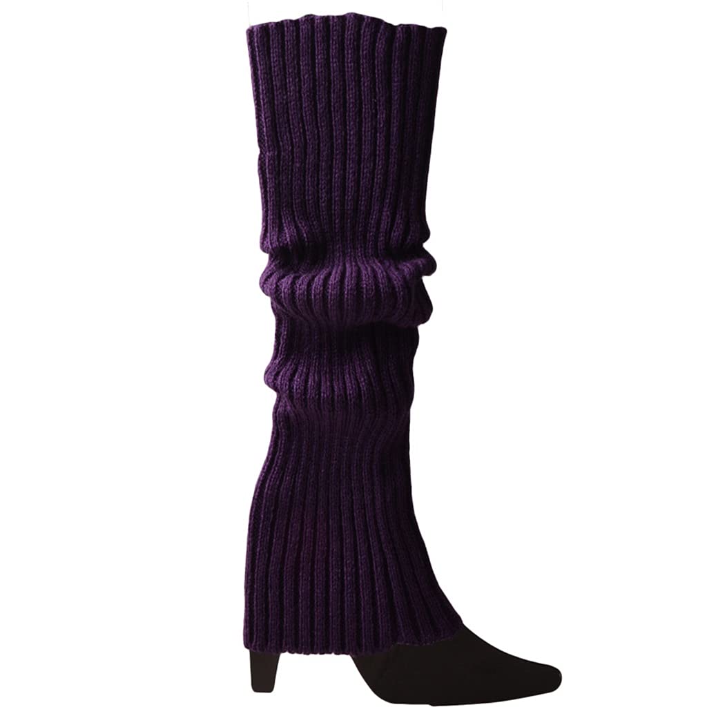 ACiyD Scaldamuscoli da Donna Copriscarpe Scaldapiedi in Lana Multicolore Accessori per Feste di Halloween Calzino Lungo Elastico alla Moda da Donna (Colore : 3) (6)