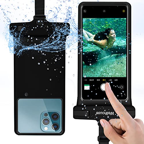 Pochette Étanche Téléphone Universelle, IPX8 Coque étanche Cover