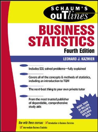 Buy Schaum's Outline of Business Statistics — BookShops.in